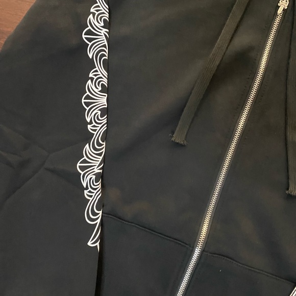 Chrome Hearts Black Zip Up Sweater - Picture 4 of 6